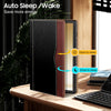 OKP Case for Samsug Galaxy Tab A9+ plus 11 Inch 2024(SM-X210/X216/X218), PU Leather Folio Cover with Multi-Angle Stand//Pen Holder, Auto Wake/Sleep Case for Galaxy A9+ 11" Tablet (Black+Brown)