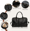 Crossbody Tote Bag for Women – Rivet Studded Hobo Shoulder Purse, Trendy Goth Work Boston Bag