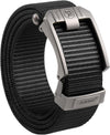 JUKMO Ratchet Belt for Men, Nylon Web Tactical Belt with Automatic Slide Buckle, Adjustable Trim to Fit