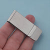 Small Men'S Slim Money Clip, Stainless Steel Credit Business Card Holder, Pocket Cash Wallet, 2-Inch