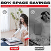 Vacuum Seal Bags for Clothing Travel, 9 Pack Vacuum Sealer Storage Bags with Portable Electric Pump, Space Saver Travel Compression Bags for Packing Luggage and Suitcase