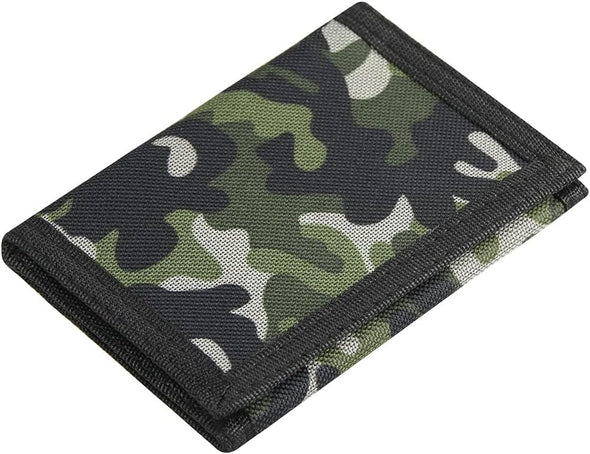 Camo Kids Wallet for Boys Girls Teen, Cheap Little Boys Wallet for Kids Ages 4-5-6-7-8-9-10-12, Camouflage Youth Wallets W/Zipper Coin Pocket, Tri Fold Child Childrens Wallet Novelty Birthday Gift