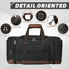 Duffle Bag for Travel,Overnight Weekend Gym Carry on Luggage Bag, 50L Travel Duffel Bag for Men Women, Expandable Spacious Travel Duffel Bag, Black