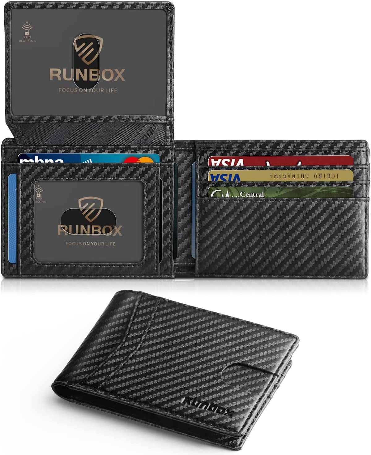 RUNBOX Bifold Wallet - Minimalist RFID Blocking – Kinzd