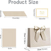 JMANNI Gift Bag, 1PCS Gift Bags Large with Ribbon and 1 Greeting Cards 2 Tissue Paper, Portable Paper Gift Bag with Handles, Birthday Gift Bags,Present Bags for Wedding Party Mothers Day