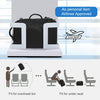 Hanples Travel Backpack for Women Men, Large Carry on Person Item Luggage Backpack, TSA Flight Approved 17.3 in Laptop Bag, Waterproof anti Theft Casual Hiking Bag (Black)