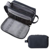 BAGSMART Toiletry Bag for Men, Travel Toiletry Organizer Dopp Kit Water-Resistant Shaving Bag for Toiletries Accessories, Door Room Essentials,Navy Blue-Medium