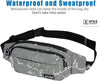 SINNO Large Crossbody Fanny Pack for Women Men Belt Bag with 4-Zipper Pockets for Travel Running Hiking Workout Dog Walking Outdoors Sport Fishing Waist Pack Bag Carrying All Phones