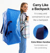 12 Pack Heavy Duty Extra Large Moving Bags W/Backpack Straps - Strong Handles & Zippers, Storage Totes for Space Saving, Fold Flat, Alternative to Moving Box and Storage Bin, Multicolor