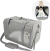 Prodigen Cat Carrier Dog Carriers for Small Dogs Soft Slided Airline Approved Collapsible Pet Travel Carrier, Small (16.3" L X 11.8" H X 12.4" W)