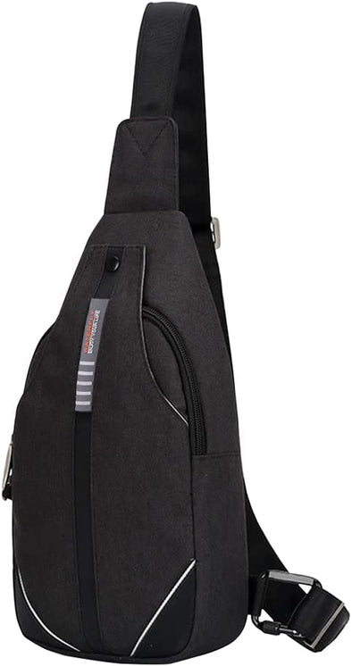 WATERFLY Small Crossbody Sling Backpack anti Theft Backpack for Traveling Chest Shoulder Bag
