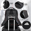 DUSLANG 17 Inch Laptop Backpack for Travel Water Resistant College Backpack for Men/Women Laptop Bag with USB Charging Port,Black