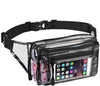 Clear Bag Stadium Approved Large Clear Fanny Pack for Women for Work,Multi-Purpose Waist Bag for Travel & Sporting Event