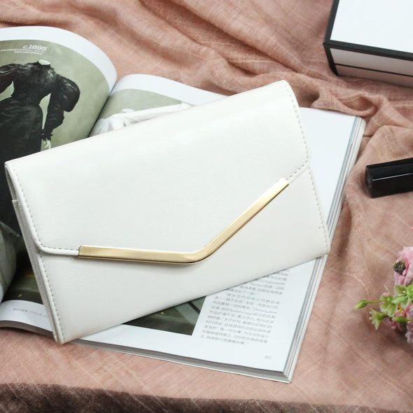 Clutch Purse Evening Bag for Women, Envelope Handbag with Detachable Chain for Wedding and Party