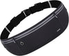 USHAKE Slim Running Belt, Workout Fanny Pack for Men Women,Exercise Waist Pack for Apple Iphone Holder, Runner Belt for Running Walking Cycling Camping Gym Black