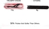 TRIUMPH VISION Soft Eyeglass Pouch 3 Pack - Pouch for Glasses Microfiber Screen Cleaning Bag