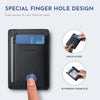 Buffway Slim Minimalist Front Pocket RFID Blocking Leather Wallets for Men and Women