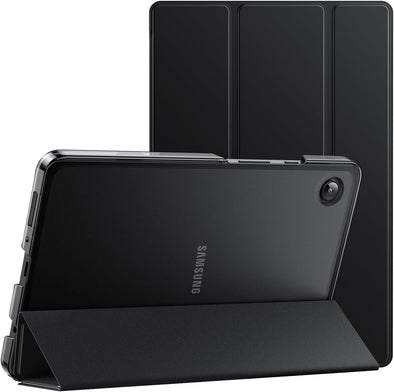 Jetech Case for Samsung Galaxy Tab A9 8.7-Inch 2023, Slim Translucent Back Tri-Fold Folio Stand Protective Tablet Cover (Black)