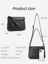 WESTBRONCO Crossbody Bags for Women, Medium Size Shoulder Handbags, Satchel Purse with Multi Zipper Pocket