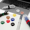 150PCS Cable Ties，4+6+8+10 Inch Reusable Cable Management, Multi-Purpose Adjustable Cord Organizer，Fastening Microfiber Cloth Hook and Loop Cable Organizer Wire Straps，Assorted Colors