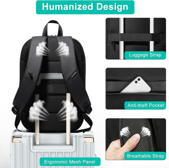 17 inch laptop backpack slim hk 17 Inch Business Travel Laptop Backpack