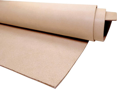 Muse Craft Flawless 12''X24'' 5-6Oz Vegetable Tanned Leather Precut| Import a Grade Tooling Leather Hide Full Grain Veg Tan Leather for Tooling, Carving, Dyeing, Embossing(12''X24'' 1.9-2.3Mm)
