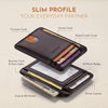 Buffway Slim Minimalist Front Pocket RFID Blocking Leather Wallets for Men and Women