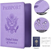 Eoehro 2Pack Passport Holder Wallet Cover Case, Travel Essentials for Women and Men