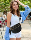 Spacious Nylon Crossbody Bag Bum Bag Handbags Wallets Purses Trendy Shoulder Bag for Women