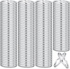 Paxcoo 100 Pack Keyrings, Split Key Rings Bulk for Keychain and Crafts (1 Inch)