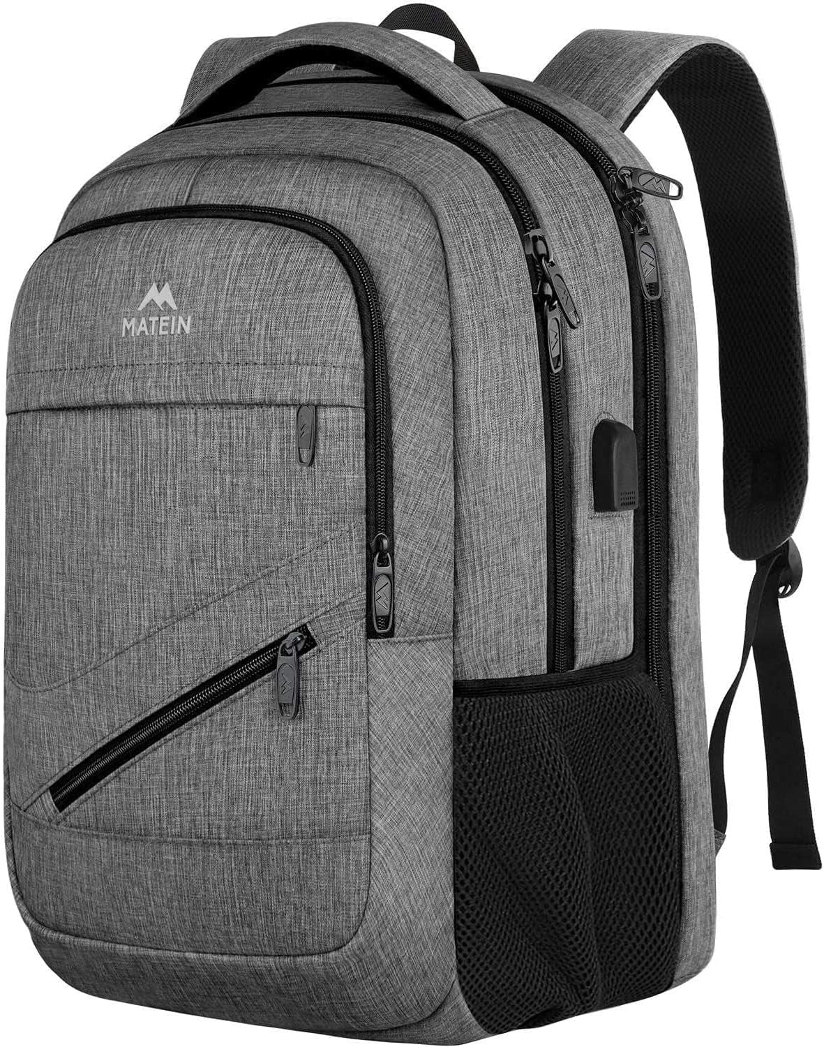 NTE Travel Laptop Backpack, Gray, Gray / 17'' NTE Travel Laptop Backpack, Gray, Gray / 17''