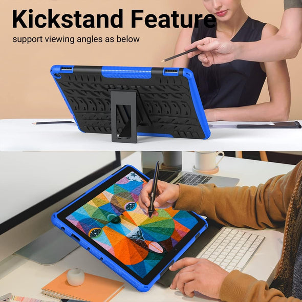 ROISKIN for Fire HD 10 Tablet Case 13Th Generation 2023 and Amazon Kindle Fire HD10 Case 2023, Heavy Duty Dual Layer Shockproof Impact Resistance Protective Case with Kickstand for Kids
