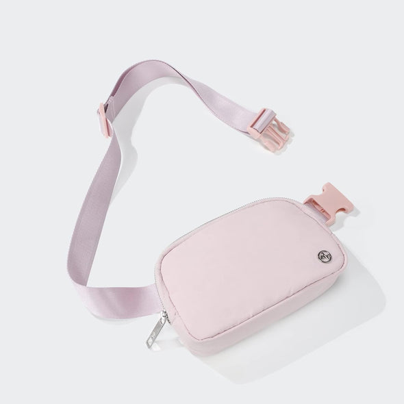 Pander Belt Bag with Adjustable Strap, Fashion Waist Packs, Crossbody Bags for Women (Pink).