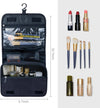Large Capacity Toiletry Bag Travel Bag with Hanging Hook for Men and Women Waterproof Travel Cosmetic Bag Bathroom Storage Bag for Brushes Set,Full-Sized Shampoo,Toiletries,Accessories-Black