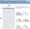 Vivifying Shoe Washing Machine Bag, 2 Pack Honeycomb Mesh Laundry Bag with Zipper for Sneakers, Running Shoes, Sock, Bras, Delicates and Toys