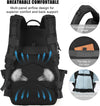 50L Military Tactical Backpack Large Day Backpack for Men Molle Army 3 Days Assault Pack Bug Out Bag Water Resistant and Heavy Duty Hiking Treeking Rucksack - Black