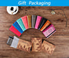 Passport Holder Cover Wallet Travel Essentials RFID Blocking Leather Card Case International Must Haves Travel Accessories for Women Men(101#Coffee Grey)