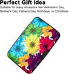 Credit Card Holder, Metal Card Wallet RFID Blocking Mini Slim Aluminum Business Hard Card Case for Women Men (Motley Floral)