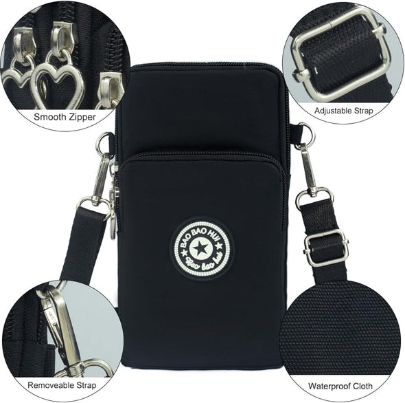 JANKS Small Crossbody Bags for Women Mini Cell Phone Purses Handbag Shoulder Bag