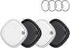 Air Tags-4 Pack, Bluetooth Tracker Works with Apple Find My APP (Ios Only), Bluetooth Smart Air Tag Keys Finder and Item Locator for Keys, Bags, Luggage, Pets, Wallet, Replaceable Battery