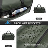 Garment Duffle Bags for Travel,Moulyan Convertible Garment Bag with Shoe Compartment,3 in 1 Waterproof Travel Suit Bag with Shoulder Strap for Men Women