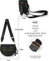 Spacious Nylon Crossbody Bag Bum Bag Handbags Wallets Purses Trendy Shoulder Bag for Women