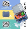 Extracharm Insulated Lunch Bag for Women/Men - Reusable Lunch Box for Office Picnic Hiking Beach - Leakproof Cooler Tote Bag Organizer with Adjustable Shoulder Strap for Adults - Black