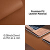 Aothia Leather Desk Pad Protector, Mouse Pad, Office Desk Mat, Non-Slip PU Leather Desk Blotter, Laptop Desk Pad, Waterproof Desk Writing Pad for Office and Home (Brown,23.6" X 13.7")