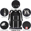 Della Gao Laptop Backpack for Men, Large Anti-Theft Business Travel Backpack with USB Charging Port, Water Resistant College School Computer Bag for Men/Women for 17 Inch Laptop and Notebook