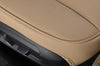 Ultra-Luxury PU Leather Car Seat Protection Cover Car Seat Cover for Most Four-Door Sedan&Suv,Single Seat Cover without Backrest 1PCS (W 20.8× D 21× T 0.2Inch) (3D-Beige)