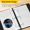 Maxgear Business Card Book, 180 Cards Organizer for Men & Women, Portable Name Card Holders Binder File for Business Cards, 5 Color Index Tabs, Polypropylene, Black