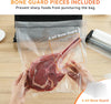 Rolls with Dispenser - 6 Pack 3 Rolls 8"X20' & 3 Rolls 11"X20', Vacuum Sealer Bags, Leakproof Heavy Duty Food Storage for Sous Vide, Meal Prep, Freezer, Compatible with Food Saver, Wevac Core