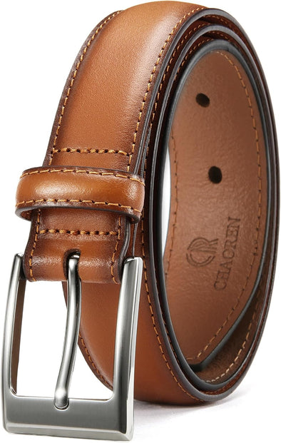 CHAOREN Mens Belts Leather 1 1/8" for Gift Men - Perfect Companion to Mens Dress Shoes