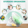 Transparent Shoe Bags for Travel 22 Pack Large Clear Shoe Organizers Pouch with Rope Portable Drawstring Storage Bag for Men & Women